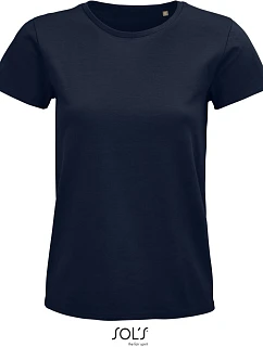 SOL'S Pioneer Women Dámské tričko z bio bavlny 25.3579 french navy