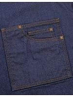 Premier PR 134 Denim zástěra s laclem "District" 39.0134 indigo denim