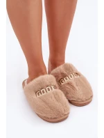 Dámské Pantofle S Kožíškem A Hnědé model 21681753 - Boto Dámské Pantofle S Kožíškem A Hnědé model 21681753 - Boto