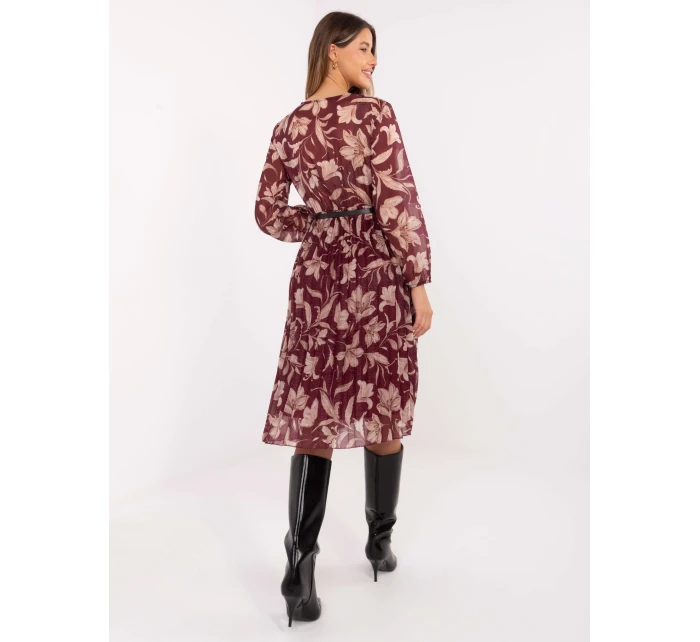 Šaty IT SK 10536 1.16P bordó Šaty IT SK 10536 1.16P bordó