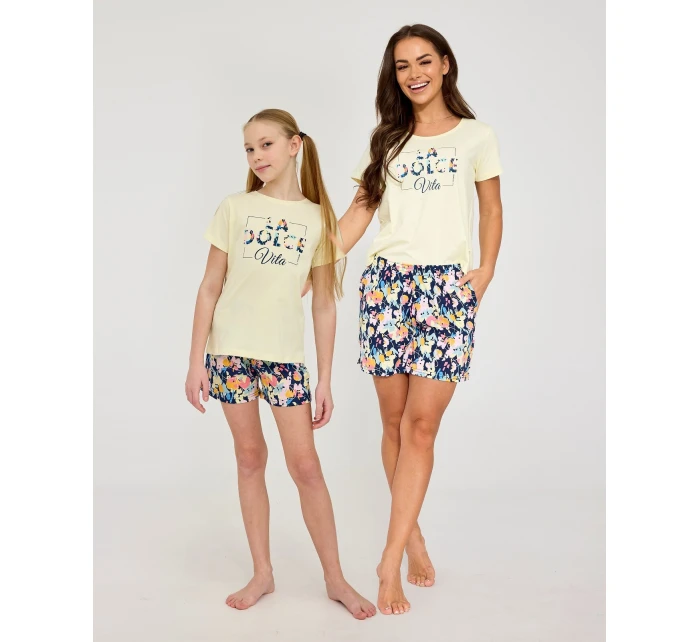 Pyžamo Cornette Young Girl 788/114 Dolce Vita kr/r 134-164 Pyžamo Cornette Young Girl 788/114 Dolce Vita kr/r 134-164