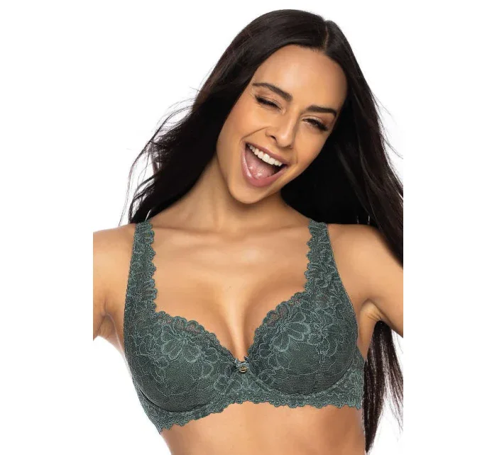 Vyztužená dámská podprsenka full cup Mat M-053/22 Carmela Khaki