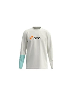 Tričko POC L/S Tee, bílé
