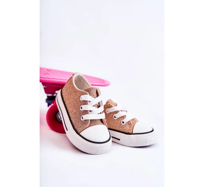 Dětské tenisky vázané Rose Gold model 21587094 - Boto