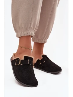 Dámské pantofle s kožešinou s Černé model 21715154 - Boto