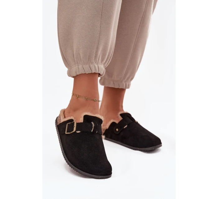 Dámské pantofle s kožešinou s Černé model 21715154 - Boto Dámské pantofle s kožešinou s Černé model 21715154 - Boto