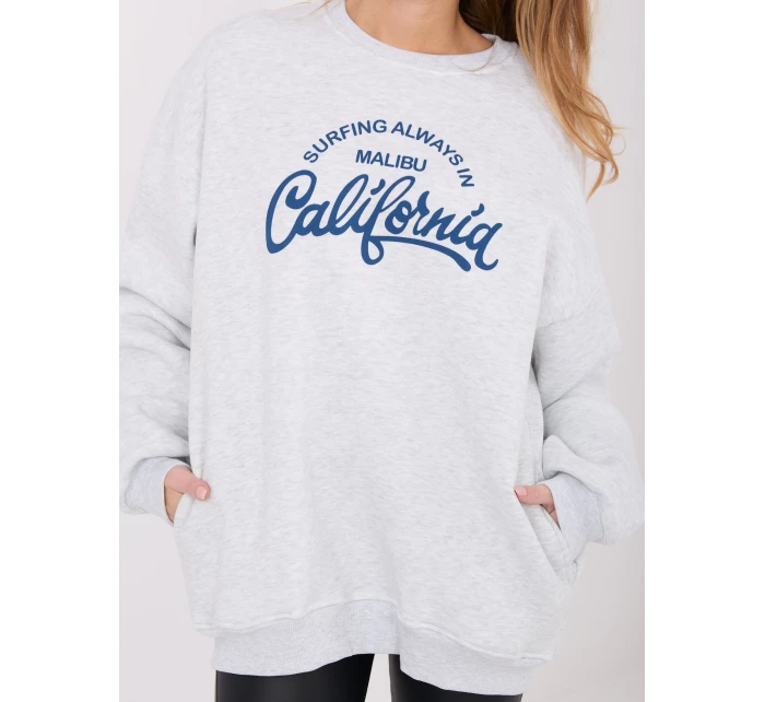 WT BL mikina A1065.55 světle šedá WT BL mikina A1065.55 světle šedá