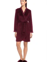 Dámský župan 15260 - 568 - Vínová - Vamp