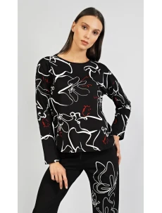 Dámské pyžamo dlouhé Lucie