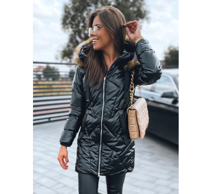 Dámský zimní kabát ROYAL black FashionStreet TY2948