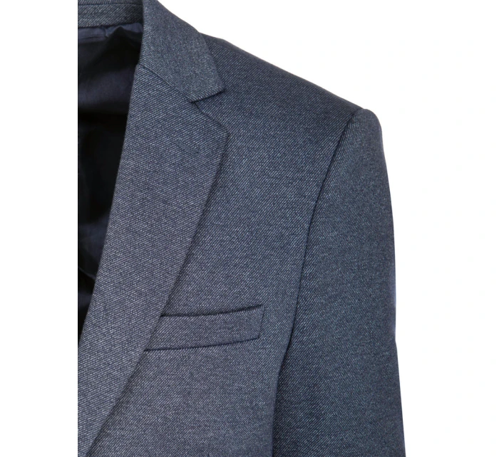 Pánské jednořadové sako v tmavě modré barvě FashionStreet MX0627