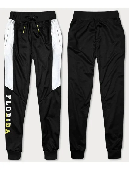 Černé pánské teplákové kalhoty model 18406712 - J.STYLE