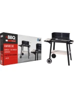 ZAHRADNÍ GRILOVACÍ KOLO 83x45,5x86,5 cm ČERNÉ