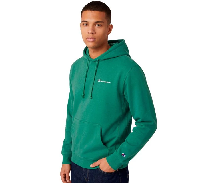 Pánská mikina Champion s kapucí zelená 221791 GS108 pánské