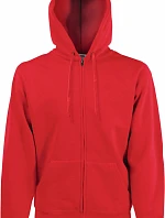 Fruit of the Loom Classic Hooded Sweat Jacket Mikina s kapucí 16.2062 red