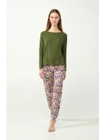 Vamp - Dámské pyžamo s květinami 21063 - Vamp