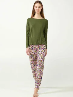 Dámské pyžamo s květinami model 20515388 - Vamp