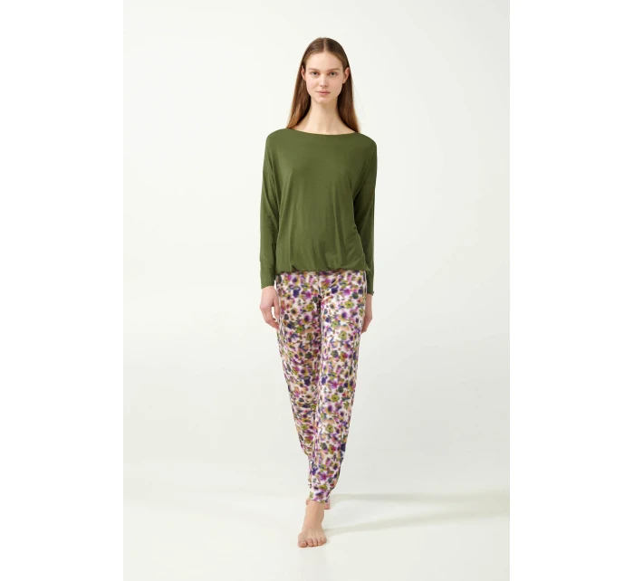 Vamp - Dámské pyžamo s květinami 21063 - Vamp