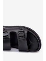 Pánské Kožené Sandály Big Star model 21693048 Černé - Big Star Shoes