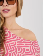 T shirt D12110M02646E koralowy