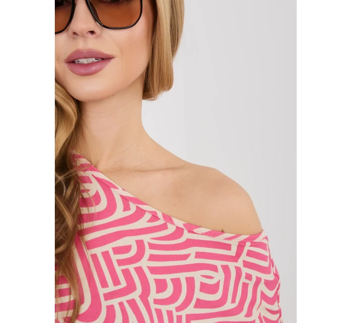 T shirt D12110M02646E koralowy