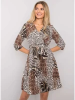 Šaty DHJ SK 11092A 2.01P černá a béžová Šaty DHJ SK 11092A 2.01P černá a béžová