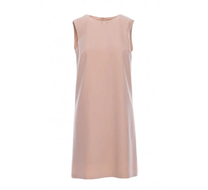 S408 Šaty bez rukávů - béžové S408 Šaty bez rukávů - béžové