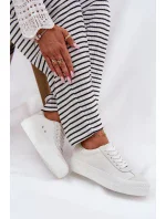 Dámské tenisky na platformě Big Star – bílé Dámské tenisky na platformě Big Star – bílé