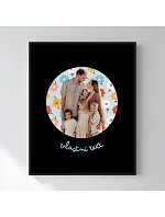 Personalizovaný magický fotoobraz v rámu - 40x50 - výřez fotky na podkladu Personalizovaný magický fotoobraz v rámu - 40x50 - výřez fotky na podkladu