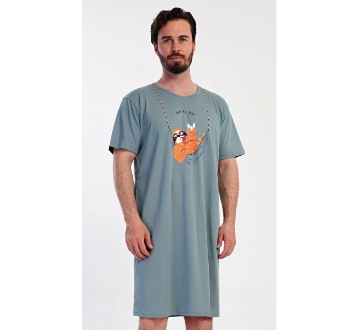 Pánská noční košile s krátkým rukávem model 21362744 - Vienetta MAN