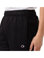 Pánské kalhoty s žebrovanými manžetami černé model 21812308 KK001 - CHAMPION Pánské kalhoty s žebrovanými manžetami černé model 21812308 KK001 - CHAMPION