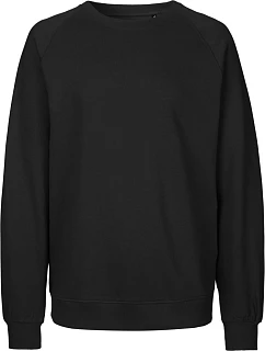 O Unisex raglánová mikina z bio bavlny black model 22504832 - Neutral