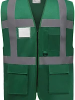 Yoko HVW 801 Hi-Vis multifunkční vesta 79.W801 paramedic green