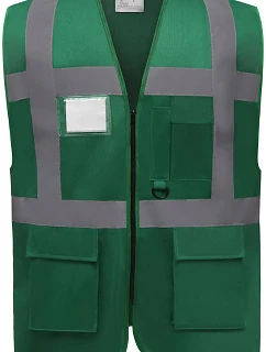 Yoko HVW 801 Hi-Vis multifunkční vesta 79.W801 paramedic green