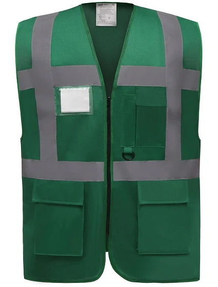 Yoko HVW 801 Hi-Vis multifunkční vesta 79.W801 paramedic green Yoko HVW 801 Hi-Vis multifunkční vesta 79.W801 paramedic green