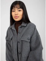 Košile DN KS 4005.99P tmavě šedá