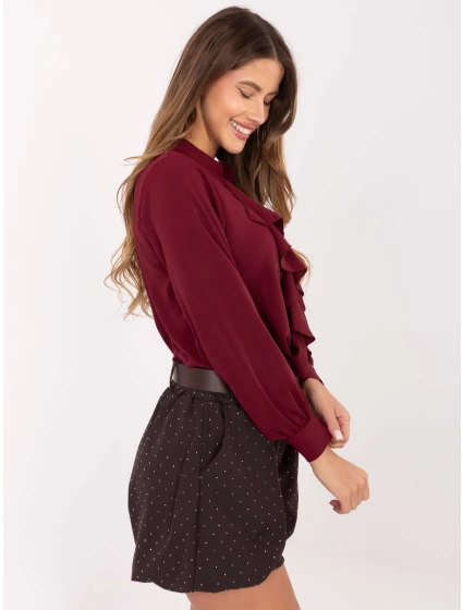 Szorty MI SN model 21480341 ciemny brązowy - FPrice Szorty MI SN model 21480341 ciemny brązowy - FPrice