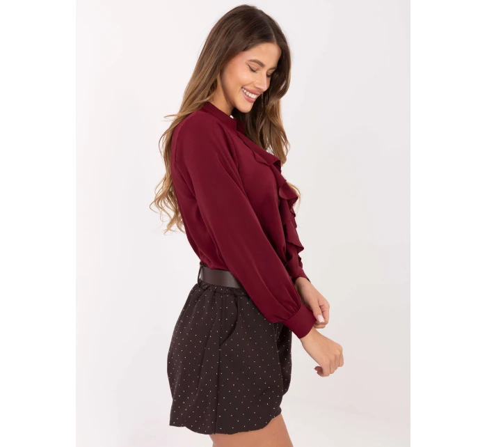 Szorty MI SN model 21480341 ciemny brązowy - FPrice Szorty MI SN model 21480341 ciemny brązowy - FPrice