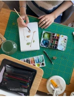 Dámská kabelka Vuch Massimo Wildflowers Green