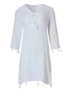 Plážové šaty model 18405277 bílé - Pastunette