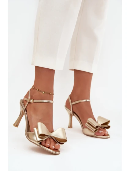 Sandály na podpatku model 222272 Step in style Sandály na podpatku model 222272 Step in style