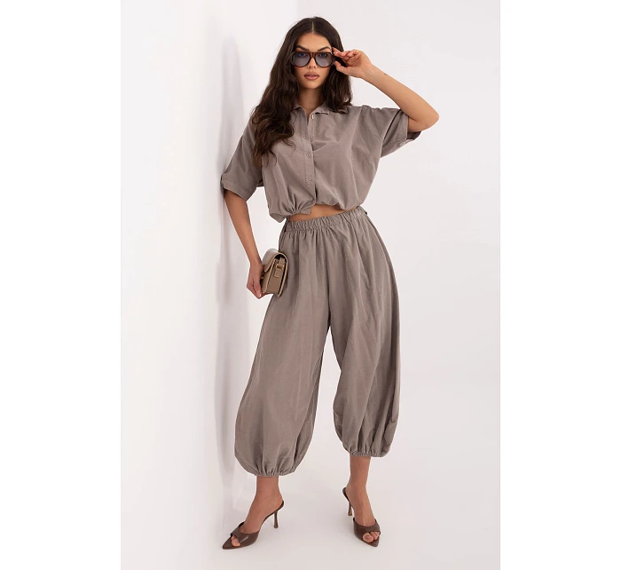 Kordové kalhoty model 226227 Italy Moda