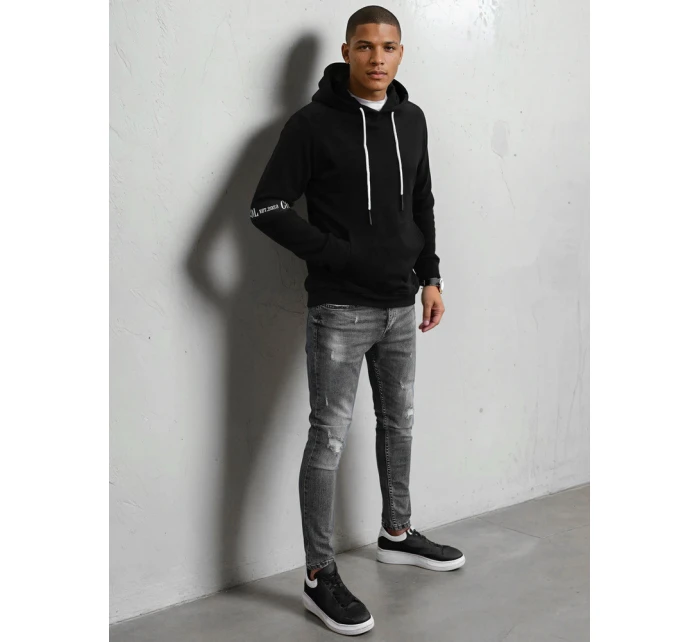 Pánská černá mikina Dstreet model 21966743 - FashionStreet Pánská černá mikina Dstreet model 21966743 - FashionStreet
