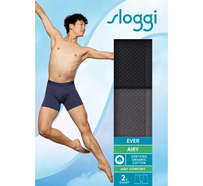 sloggi men EVER Airy Short C2P - BLACK COMBINATION - SLOGGI BLACK COMBINATION - SLOGGI