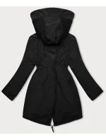 Černá dámská zimní bunda s kapucí Miss TiTi (H-3832) Černá dámská zimní bunda s kapucí Miss TiTi (H-3832)