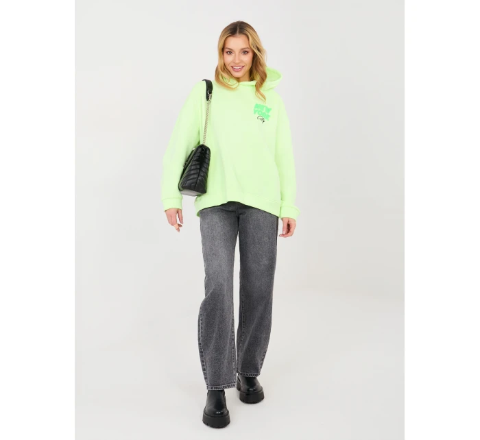 Mikina MJ BL H2587.82 fluo zelená