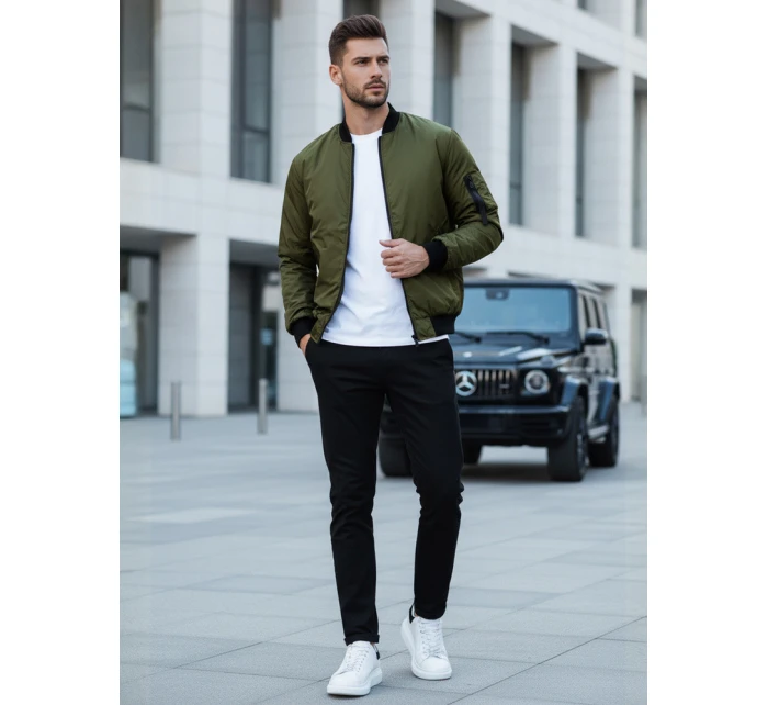 Pánská bunda bomber zelená FashionStreet TX4425