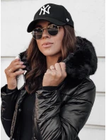 Dámská prošívaná zimní bunda s kapucí černá ULTRAWAY FashionStreet TY4628
