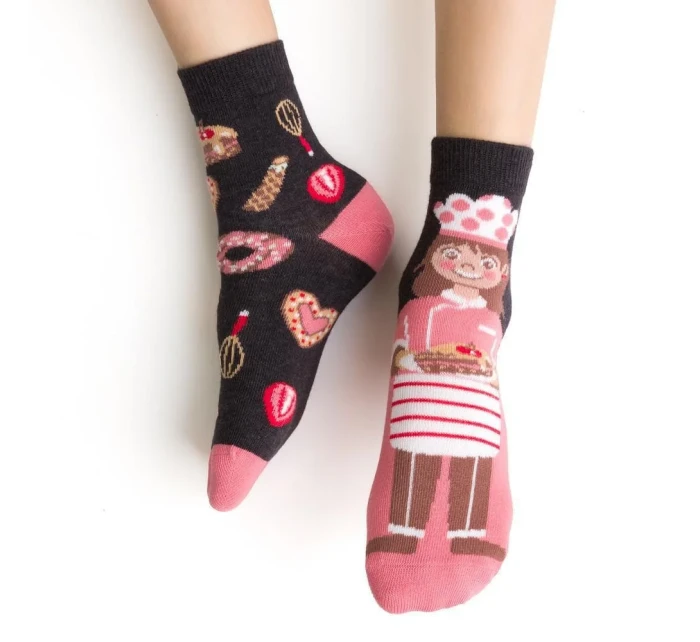 Ponožky Steven art.014 Girl Asymmetrical 26-34 Ponožky Steven art.014 Girl Asymmetrical 26-34