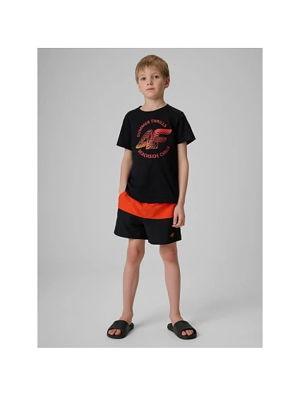 Chlapecké plážové šortky boardshorts 4F 4FJWSS26UBDSM203-62S